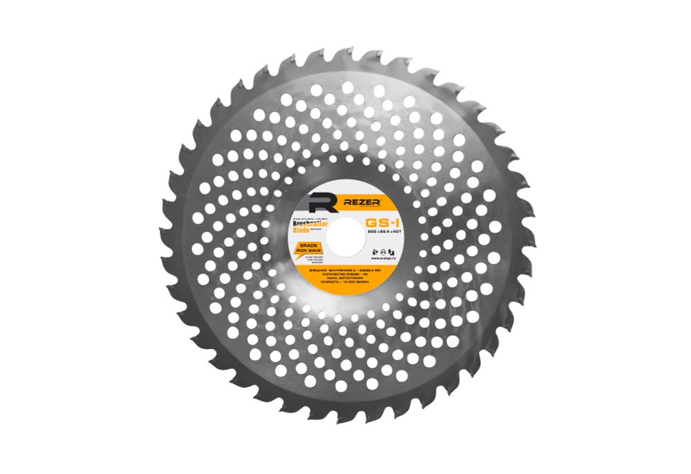 Нож для бензо/электрокосы GS-I 255x25.4х40Т