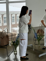 Футболка молочная