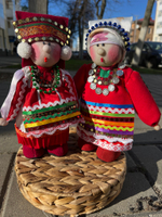 Мордовский сувенир "Кукла Мордовка" в сапогах (Бакаева)