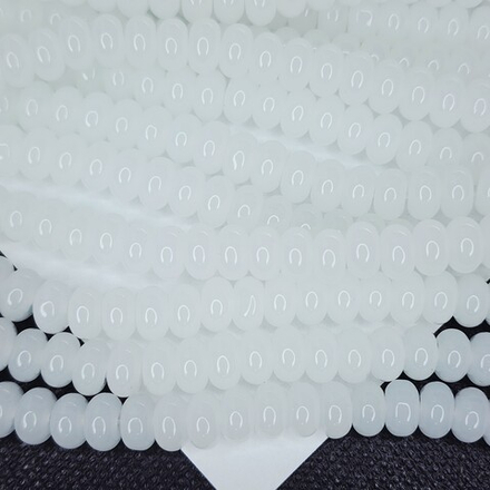 Стеклянный рондель, бусина проставка, разделитель, р-р 8×4мм, цена за набор 20 шт