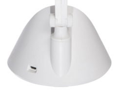 Настольный светильник с функцией беспроводной зарядки «Bendy» (белый)