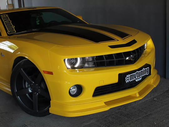 Юбка переднего бампера (цельная) Chevrolet Camaro SS (2009-2012)