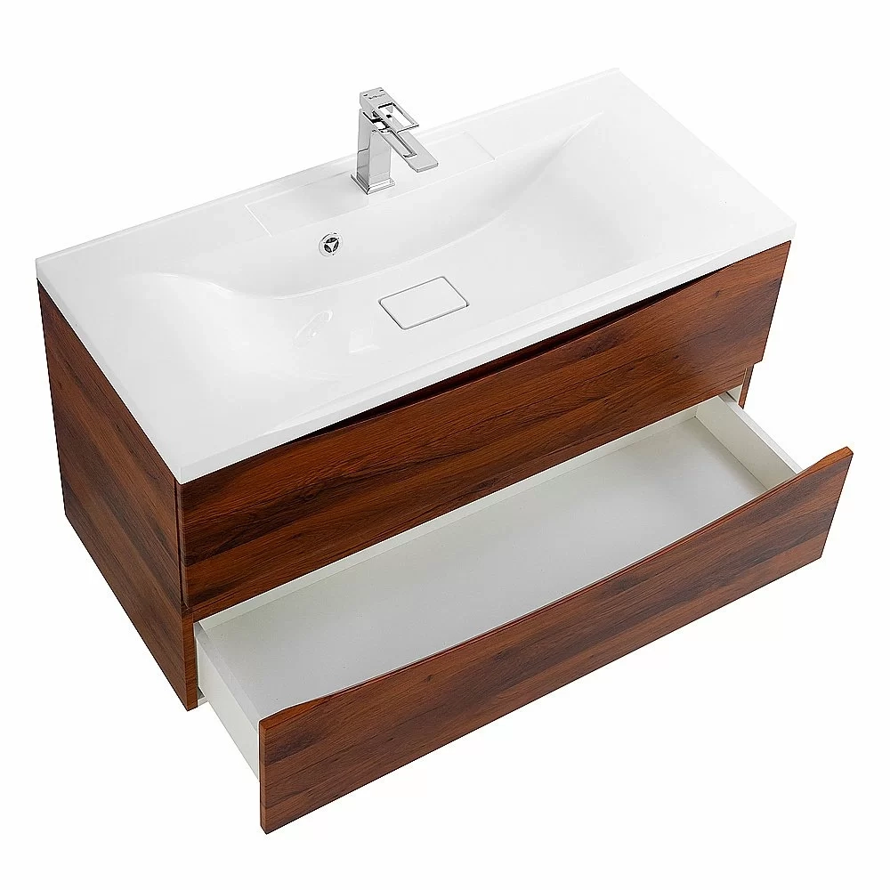Тумба с раковиной Belbagno MARINO 100 подвесная Rovere Ciliegio