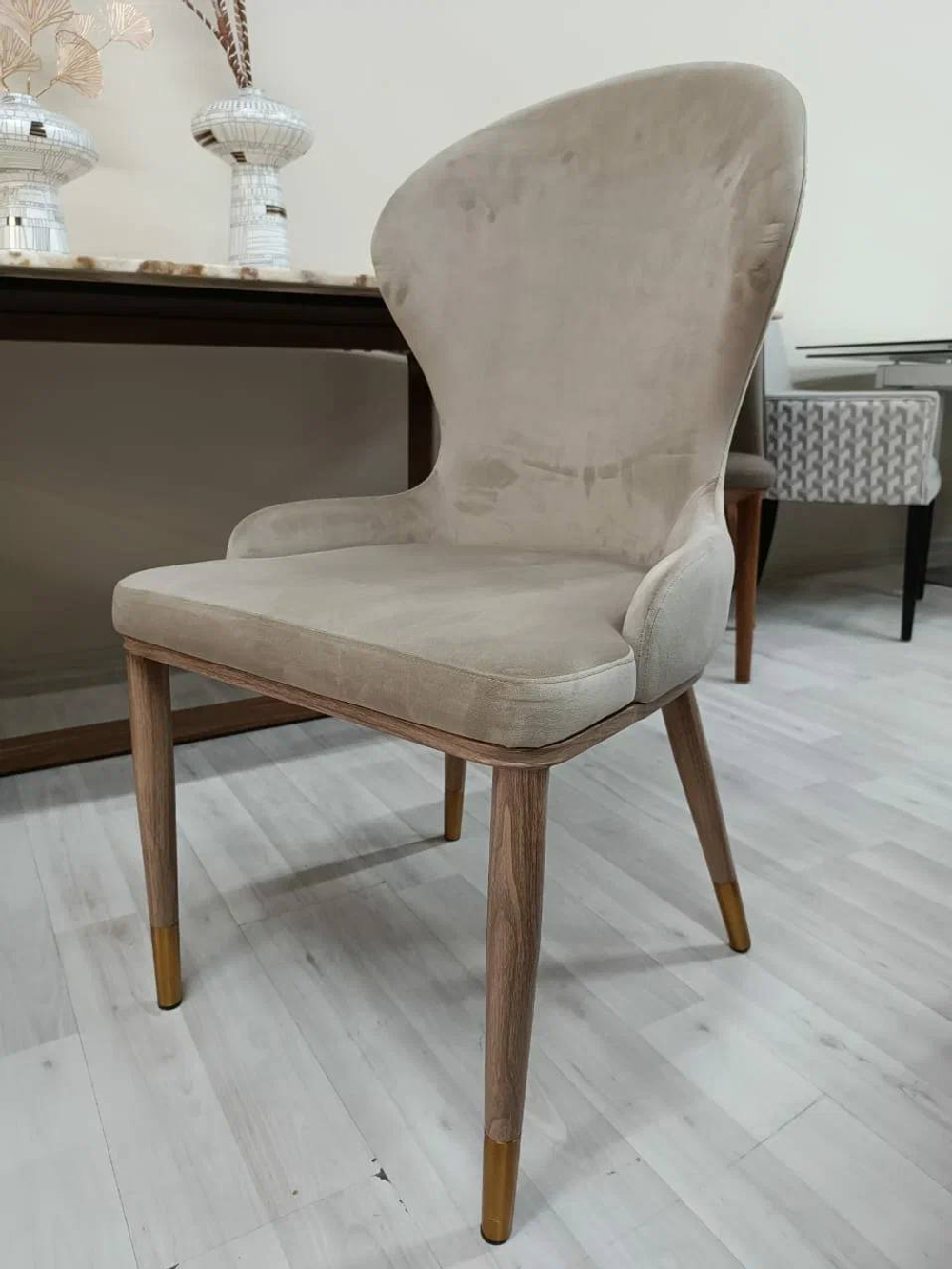 Стул обеденный Ist Casa Констанция, бежевый, орех