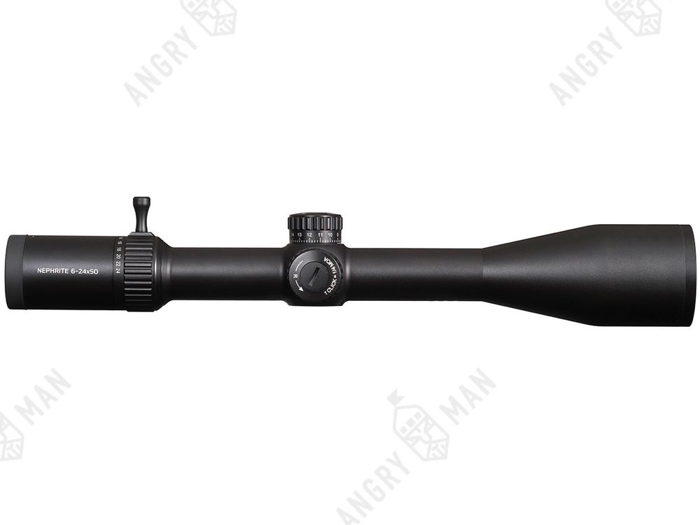 Прицел Nephrite 6-24x50, SF, сетка 61 (Half MD), подсветка красная, 30мм, 1/4 МОА, 775г, Gaut