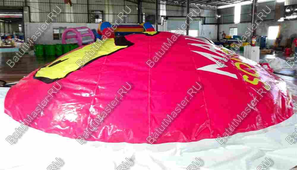 Надувная подушка для установки в грунт «Красная Птица», 8×8×2 м