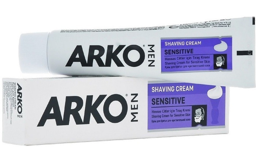 Arko Men Крем для бритья Sensitive, для чувствительной кожи, 65 гр