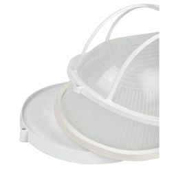 Светильник ЭРА НБП 04-100-002 Акватермо алюминий стекло решетка IP54 E27 max 100Вт 280х160