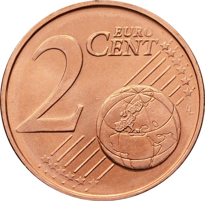 2 евроцента 2005 Греция (2 euro cent)