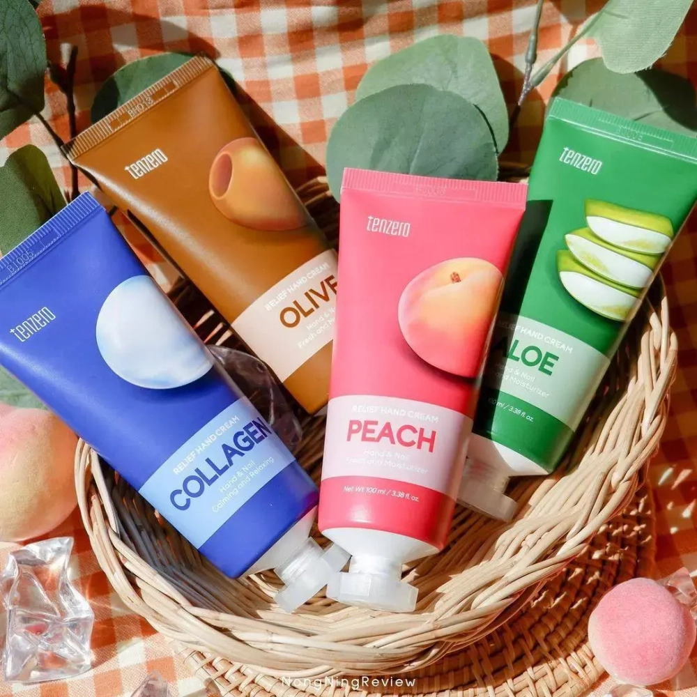 Крем для рук с экстрактом персика TENZERO Relief Hand Cream Peach (100мл)