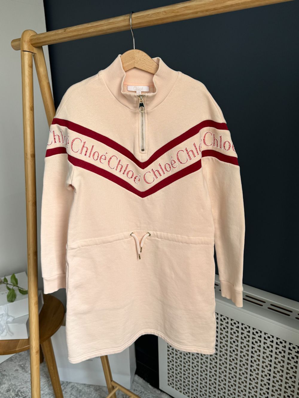 Хлопковое платье с кулиской Chloe, 140