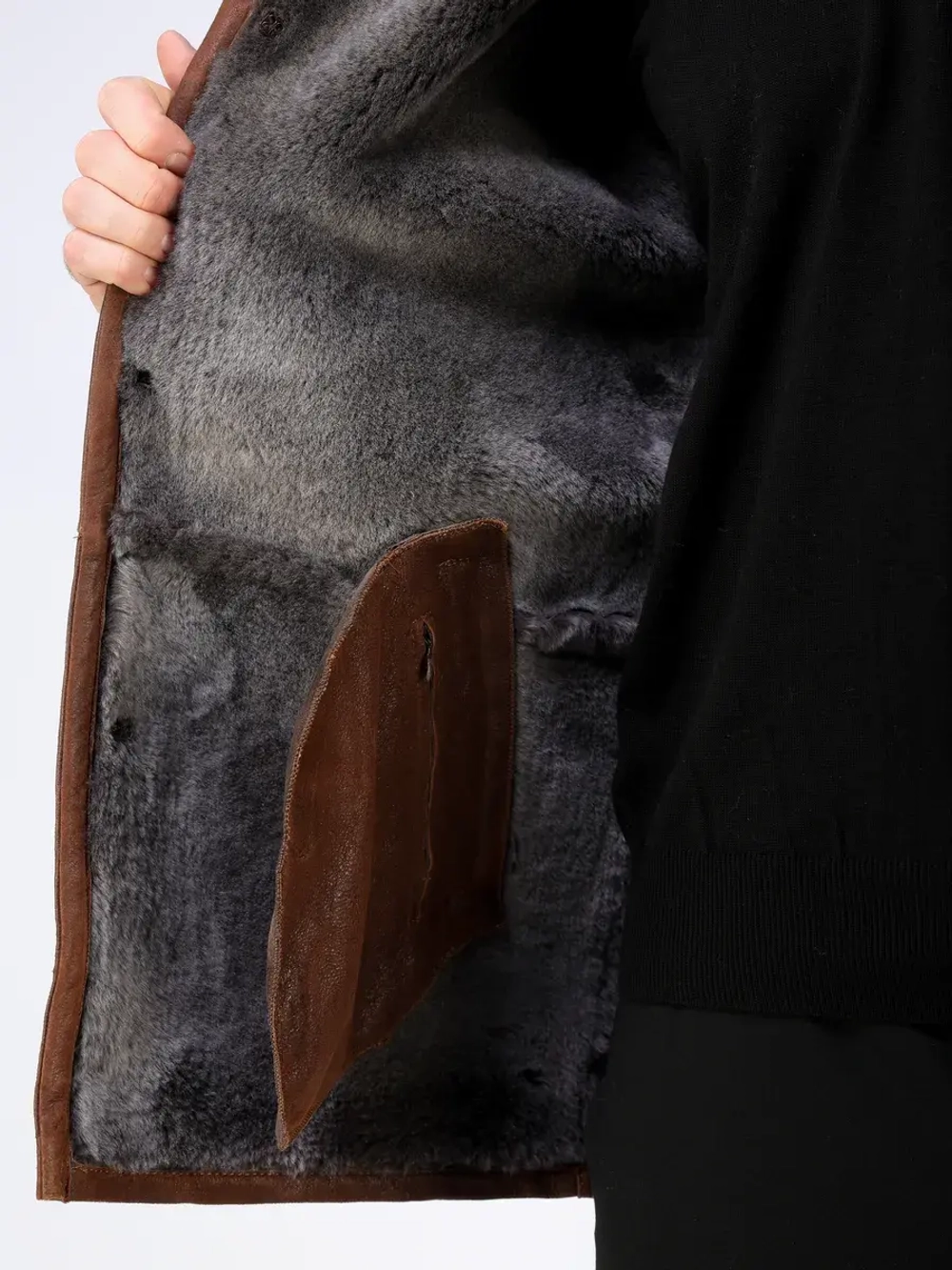 Дубленка зимняя натуральная