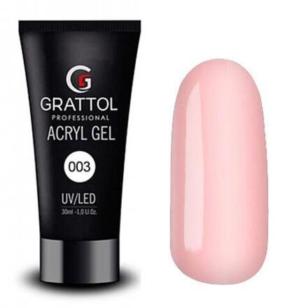 Grattol Acryl Gel 03 - Акригель камуфляж, 30мл