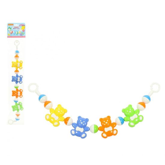 Погремушка-подвеска "Весёлые мишки" (57 см), Артикул:71583