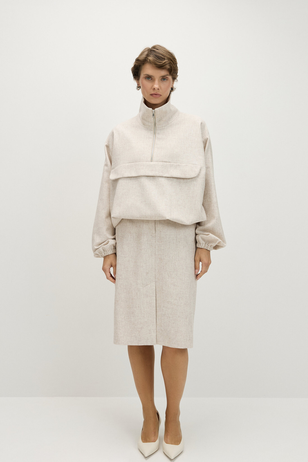 Юбка карандаш до колена