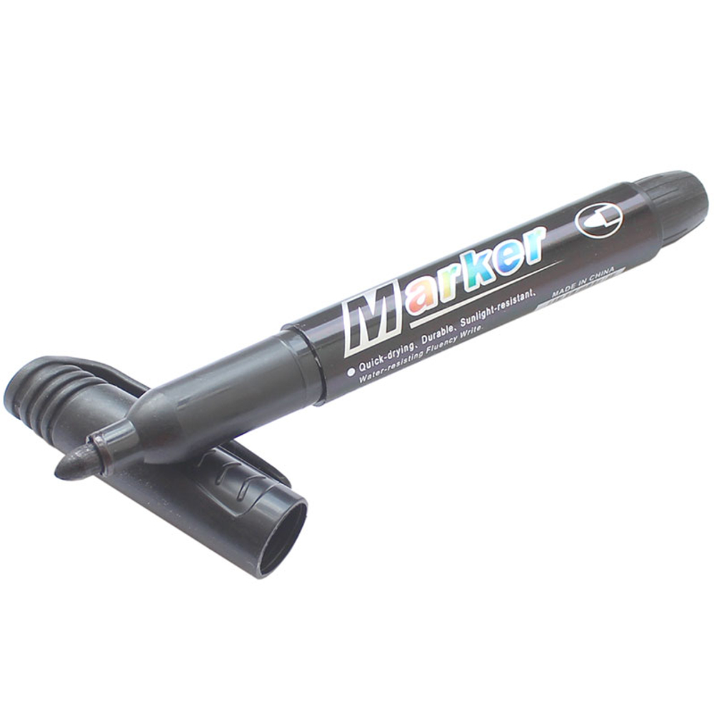 Маркер перманентный BASY "FL-6011" 1-3 мм, черный