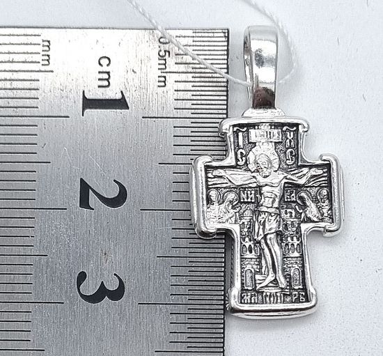 Крест православный. Распятие Христово. Николай Чудотворец.