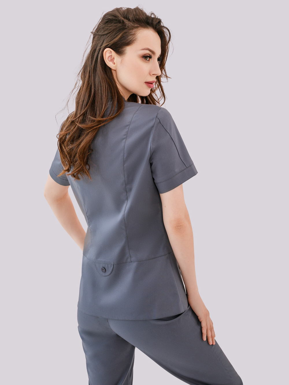 Серые медицинские костюмы Медис