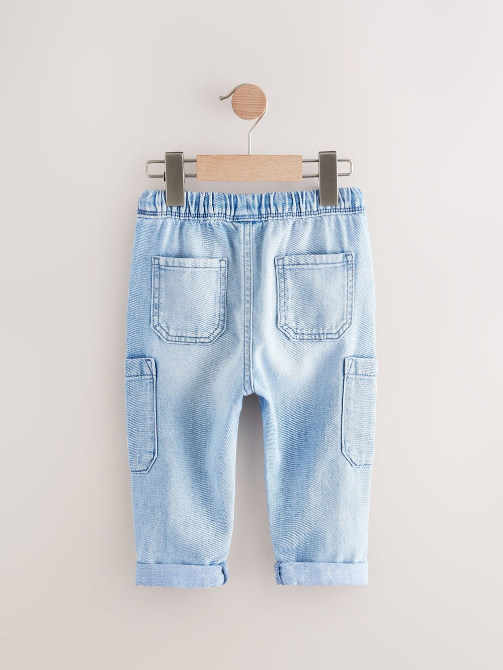 Джинсы карго для мальчика Next E45-344, Голубой