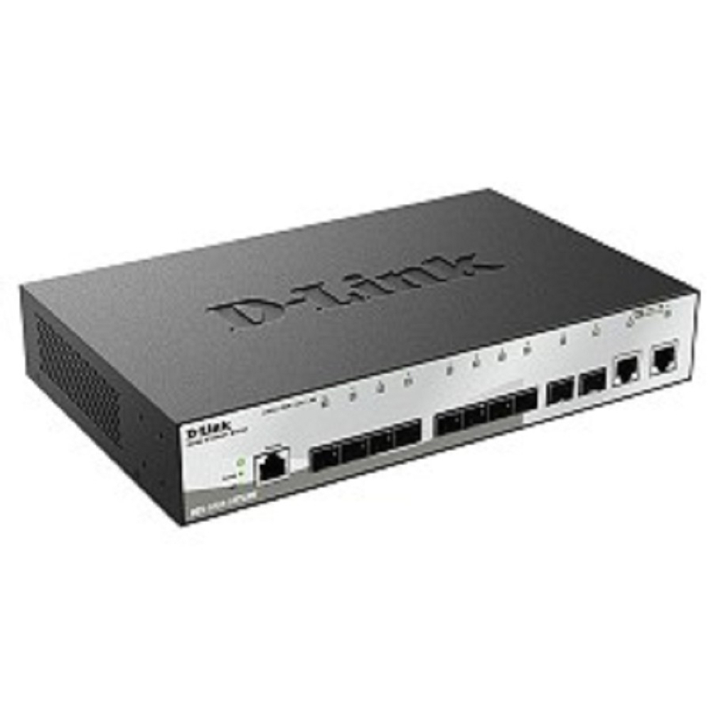 Коммутатор D-Link DGS-1210-12TS/ME/B1A Управляемый L2 коммутатор с 10 портами 1000Base-X SFP и 2 портами 10/100/1000Base-T
