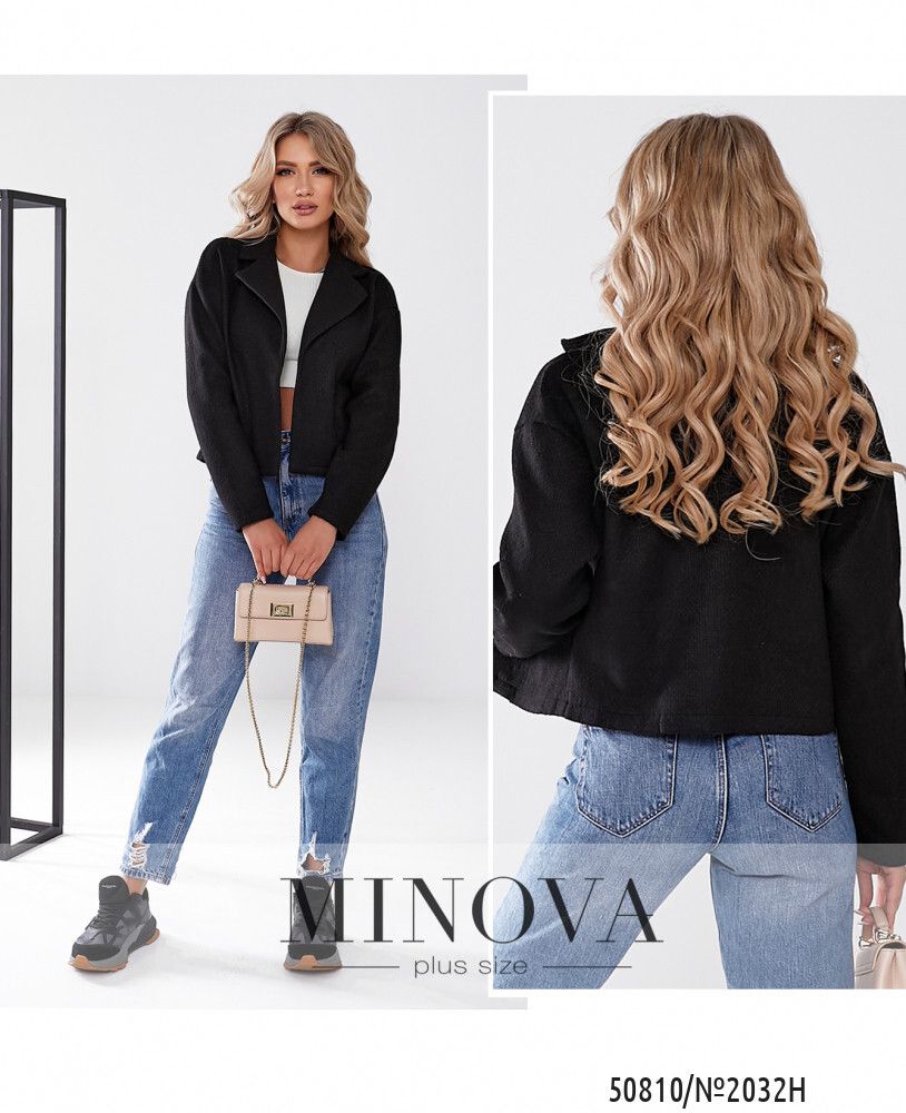 Пиджак 2032Н-черный Minova