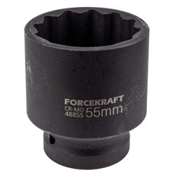 Головка ударная 55мм 1''12гр. FORCEKRAFT FK-48855