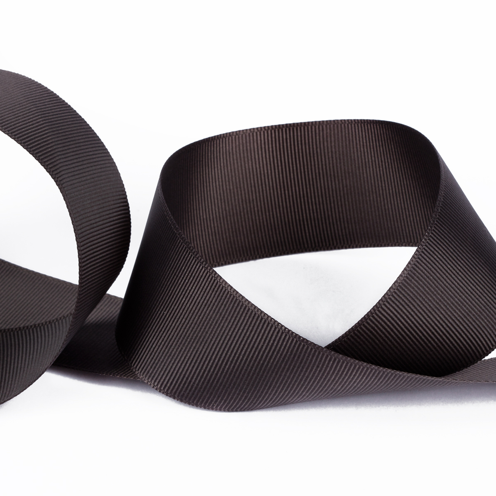 Репсовая лента GR-38 38 мм 1.1/2 ", №122 т.серый