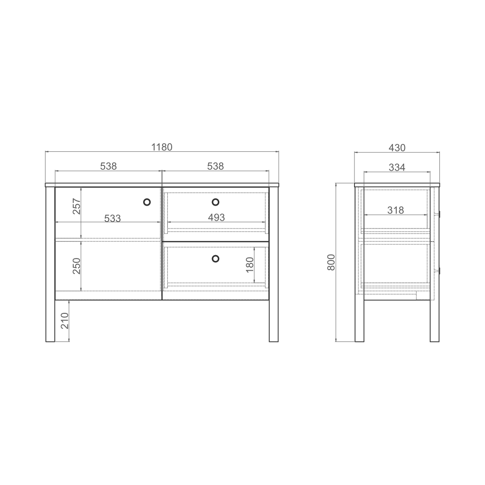 Комод BERGEN BG030