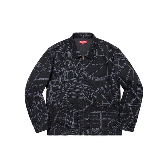 Supreme SS19 Gonz Map Work Jacket