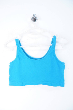 Топ в рубчик короткий, маркировка М, визуально на 44/46 размер