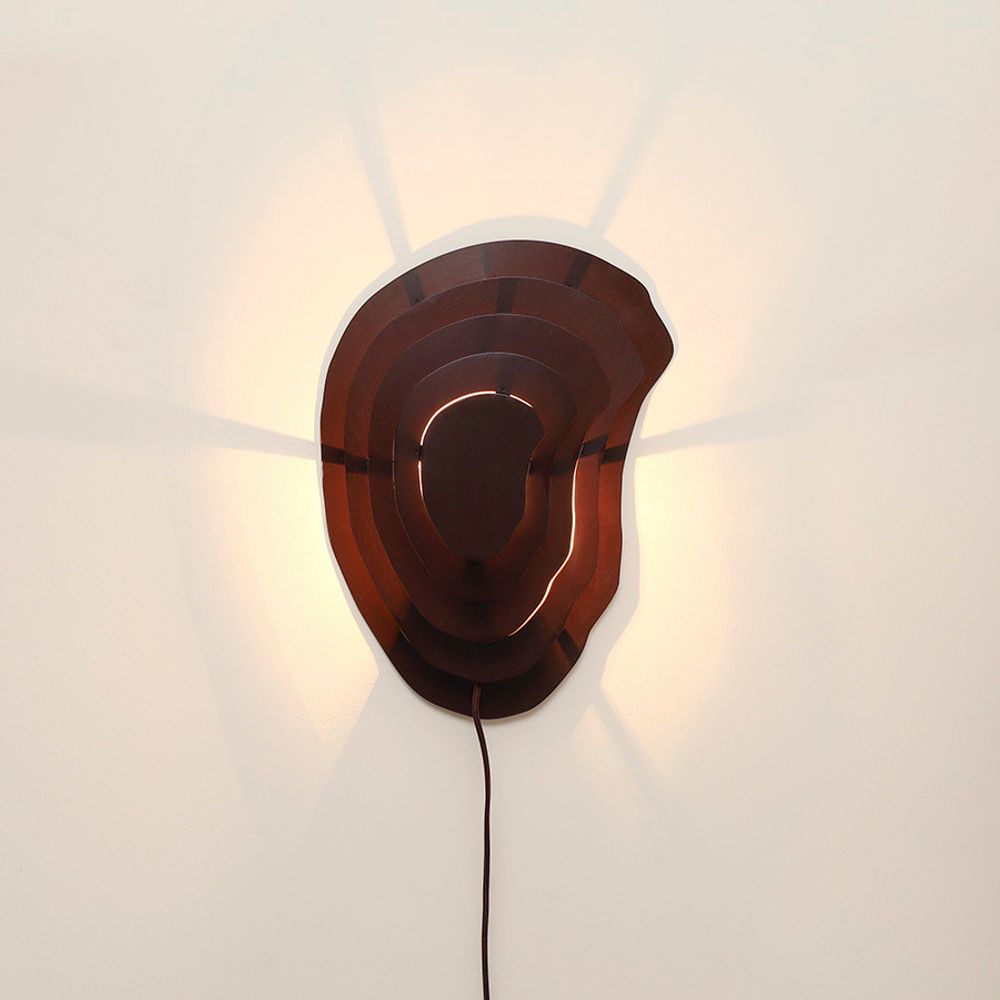 Светильник настенный Fluid, 32х44 см, молотый кофе