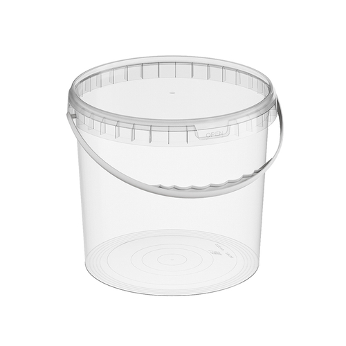 Ведро с ручкой 5,8л. d-220, КРУГЛОЕ с крышкой. 25шт/упак (Альянс упак)