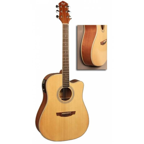 Гитара электроакустическая FLIGHT AD-200 CEQ NA