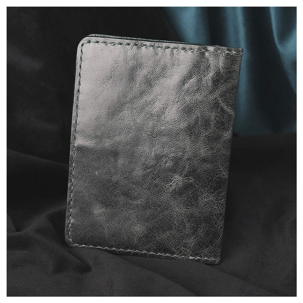 Кожаная обложка на паспорт «Малахитница»