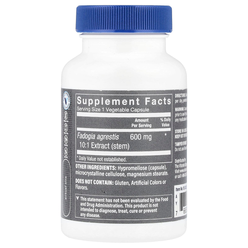 The Vitamin Shoppe, Fadogia Agrestis для мужчин, 60 растительных капсул (600 мг на капсулу)