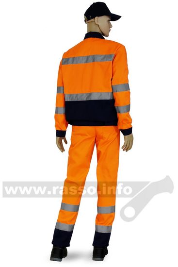 Костюм "Зарница" полукомбинезон (оранжевый/синий)