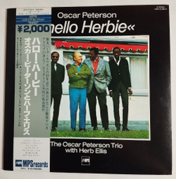 Винтажная виниловая пластинка LP The Oscar Peterson Trio With Herb Ellis Hello Herbie (Japan 1979) (Obi)