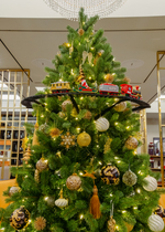 Дизайнерская ель «Новогодний экспресс»