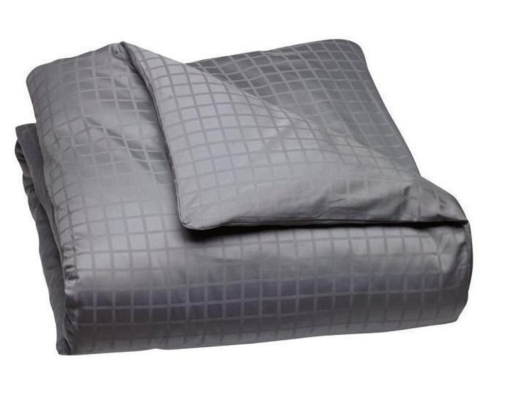 Постельное белье семейное Blanc des Vosges Palace ardoise