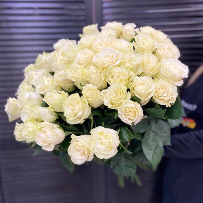 Букет из 51 эквадорской розы 70 см (цвет роз на выбор) #1459
