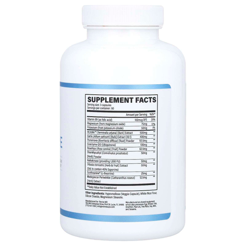 Revive, артериальное давление, 180 вегетарианских капсул