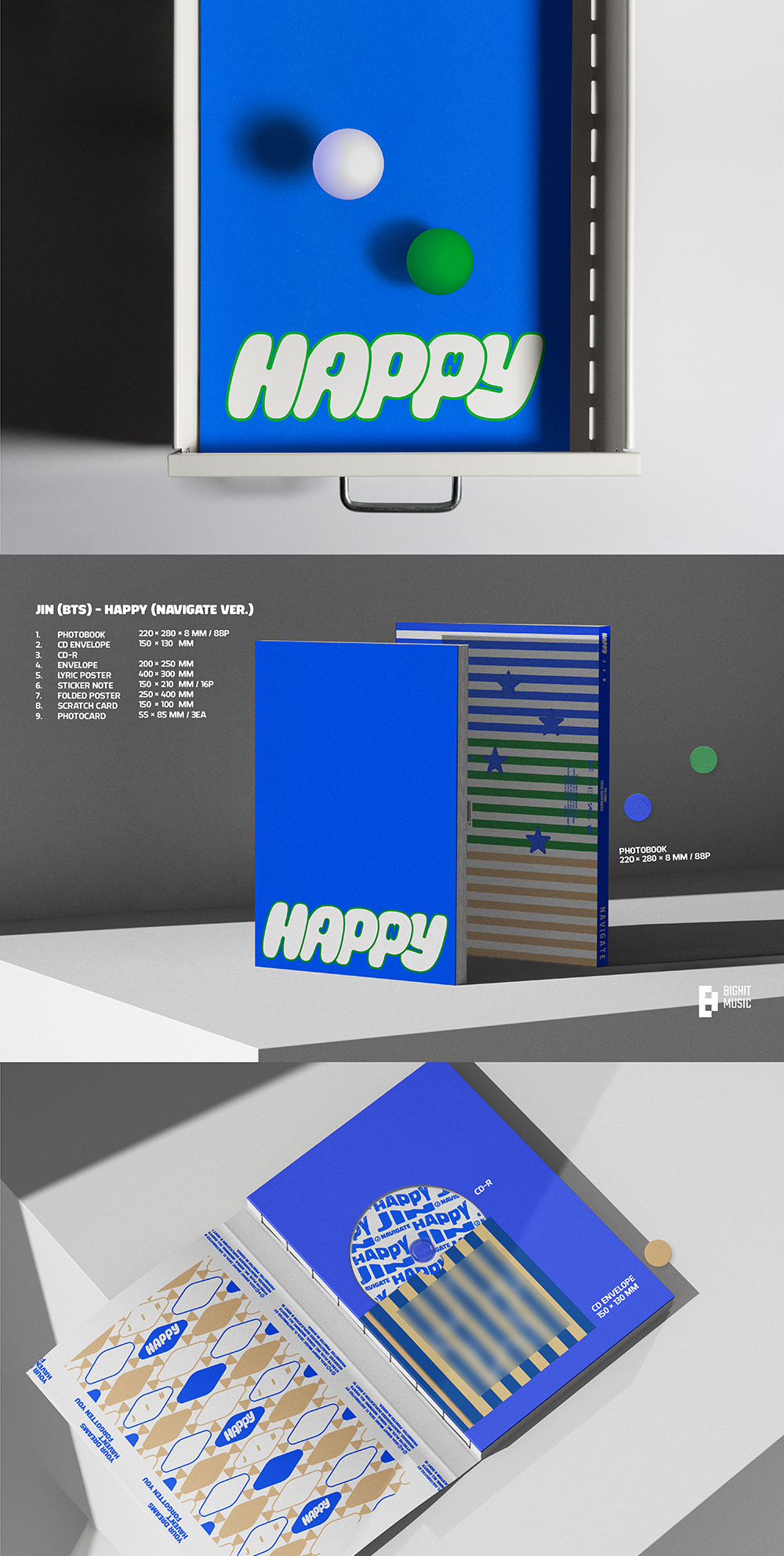 Альбом JIN (BTS) - Happy