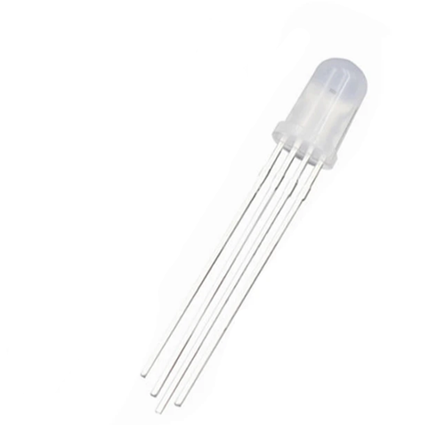 PL9823-F8 [WS2812D], Программируемый светодиод; 8 мм; трехцветный; RGB; Количество цветов: 16,7 м