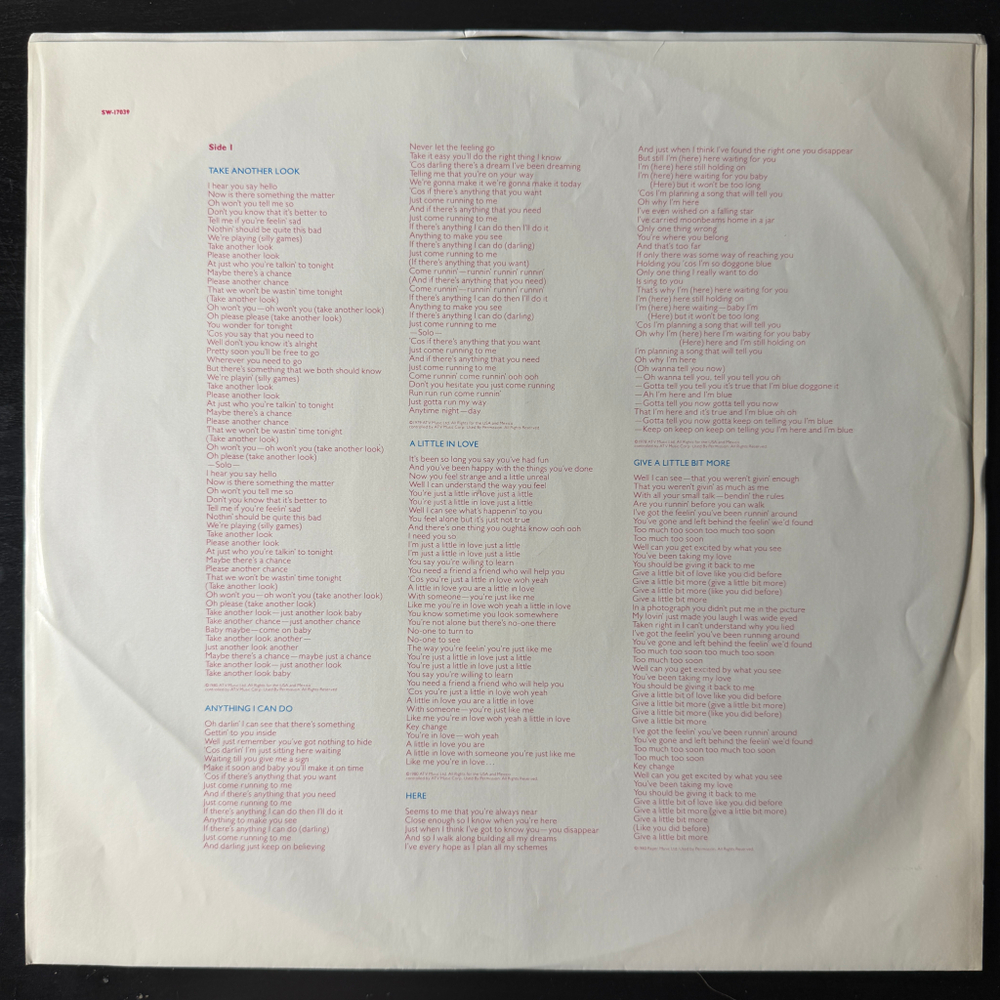 Cliff Richard ‎– I'm No Hero (Канада 1980г.)