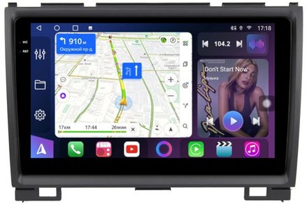 Магнитола Great Wall Hover H3, H5 (круглые воздуховоды) - FarCar BM3031M монитор 9.5" QLED на Android 14, TS10, 4+32Гб, CarPlay, 4G SIM-слот