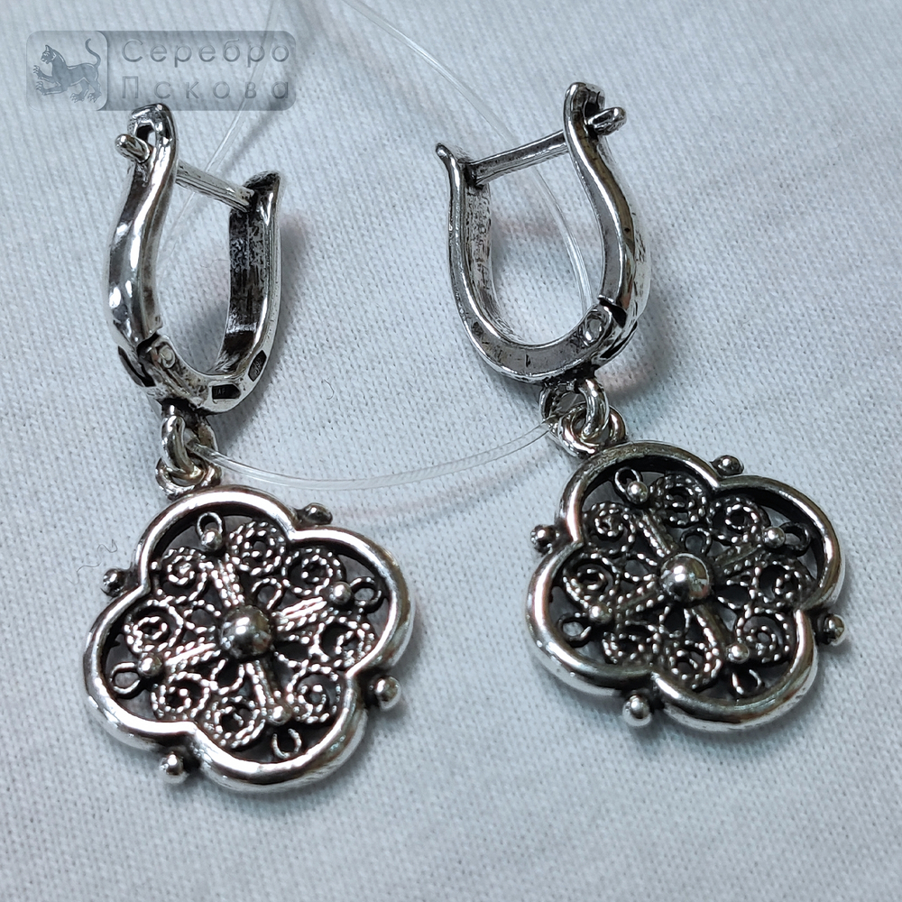 Серьги "Ольгин крест"