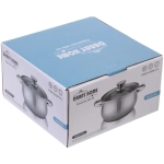 Кастрюля из нержавеющей стали OLIVIA 4,7л, индукция, DH12-22