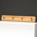 Настенная вешалка для одежды из дуба