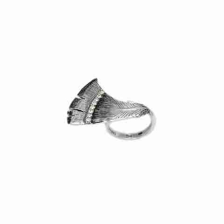 "Гавия" кольцо в серебряном покрытии из коллекции "Мергус" от Jenavi