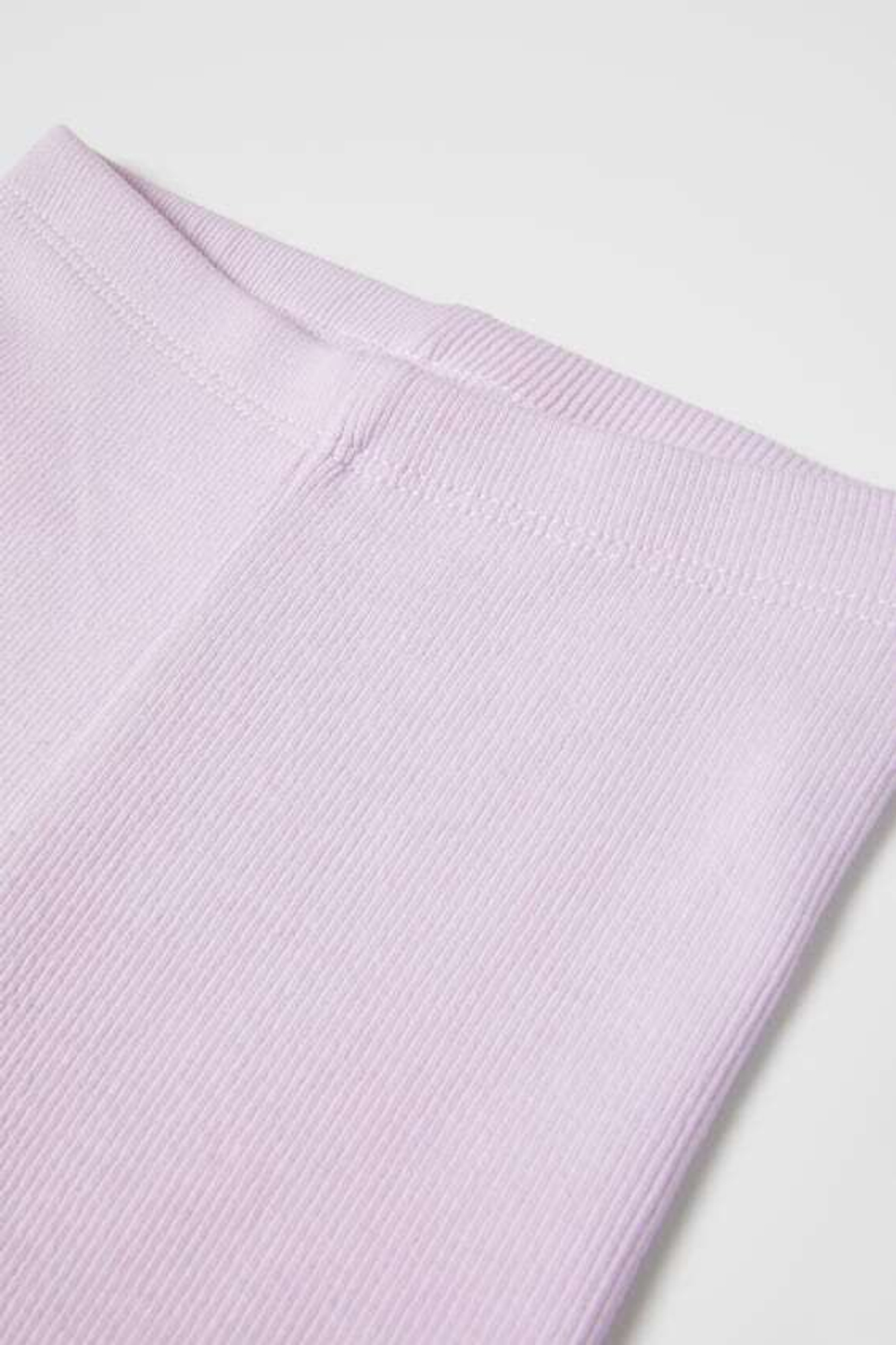 ZARA ШОРТЫ-ВЕЛОСИПЕДКИ В РУБЧИК, ЦВЕТ МАЛЬВЫ